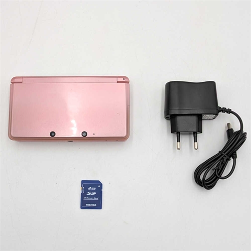 Nintendo 3DS - Pearl Pink - Konsol - SNR CEM118807775 (B Grade) (Genbrug)